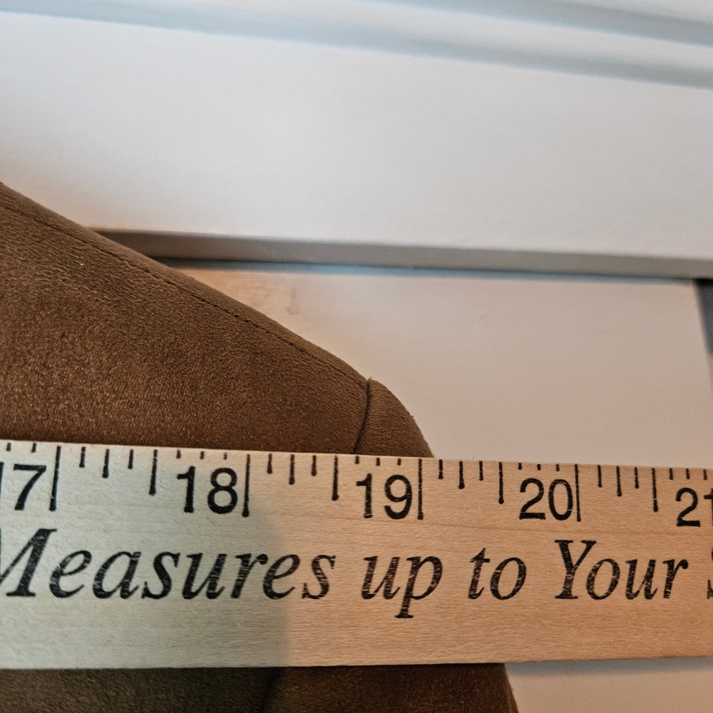 Vtg Lauren Ralph Lauren Faux Suede Blazer Sports Coat Men 42S Jacket Western Y2K - Picture 13 of 16